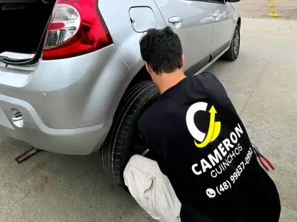 Serviço de troca de pneu da Cameron Guinchos